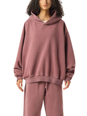 Frayed Fleece Hoodie