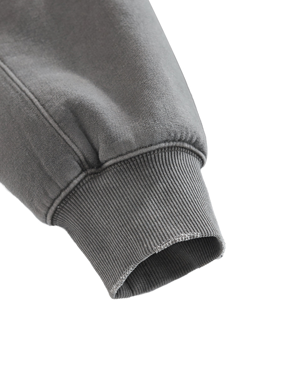 Frayed Fleece Hoodie