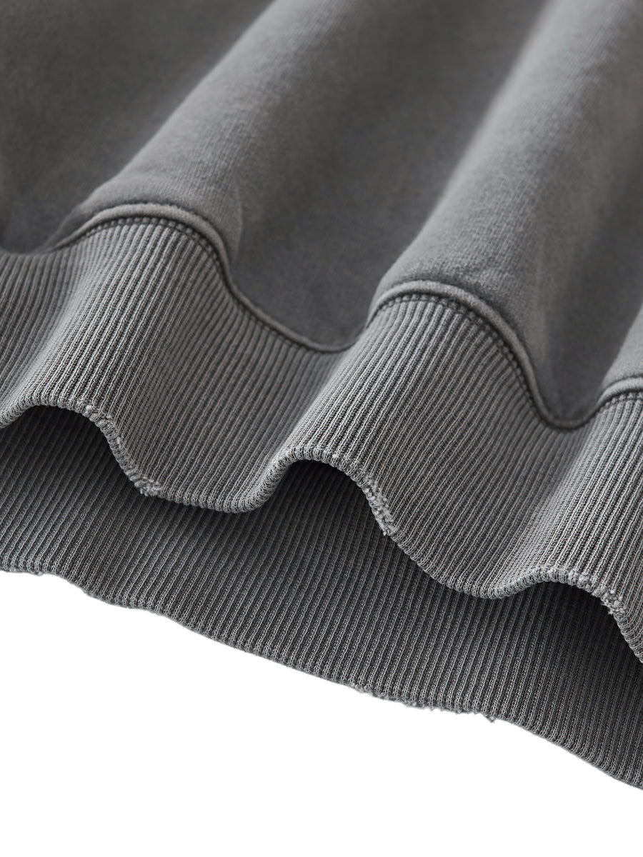 Frayed Fleece Hoodie