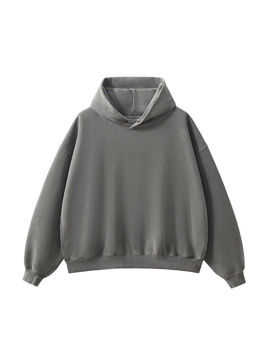 Frayed Fleece Hoodie