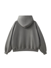Frayed Fleece Hoodie