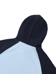 Color-Block Sleeve Hoodie