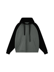 Color-Block Sleeve Hoodie