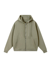 Drop Zip Up Hoodie