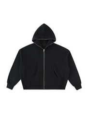 Fleeced Full-Zip Hoodie