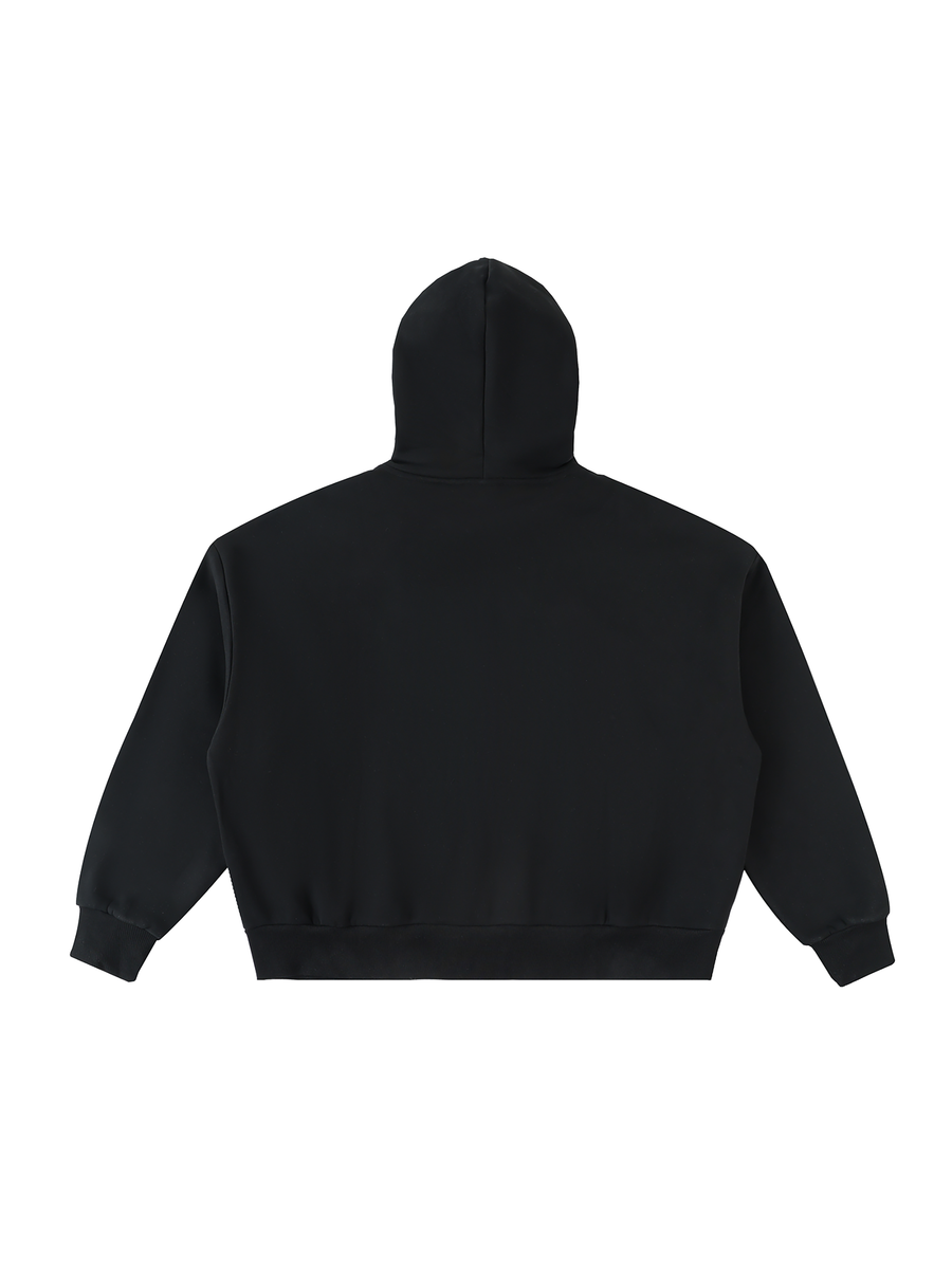Fleeced Full-Zip Hoodie