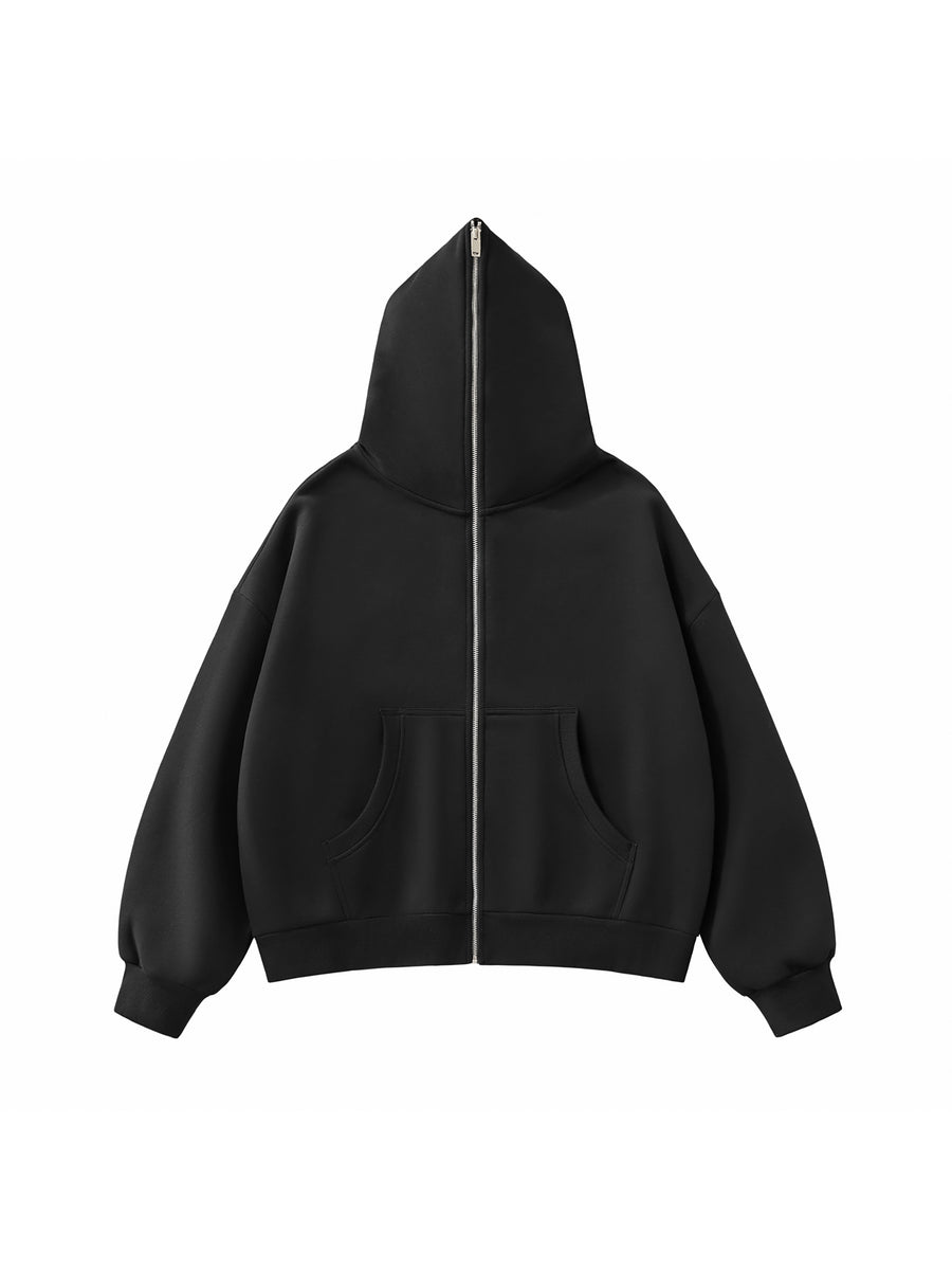 Fleeced Full-Zip Hoodie