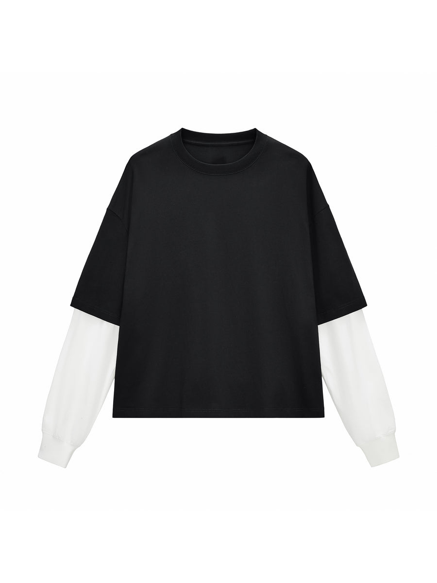Layered Cotton Sleeve