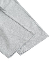 Plaid Contrast Waist Pants