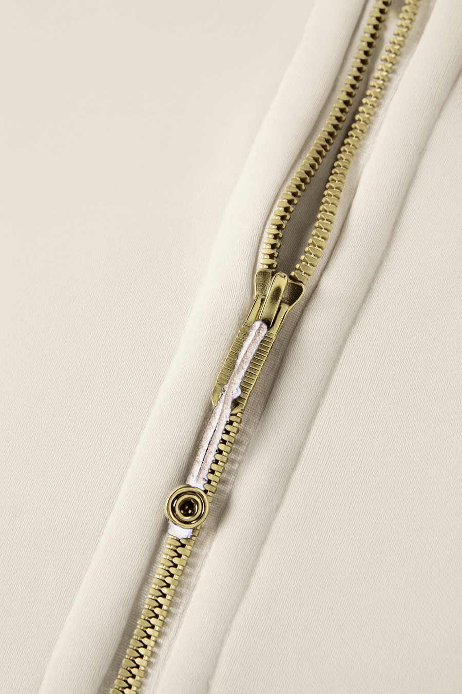 Half-Zip Cropped Sweatshirt