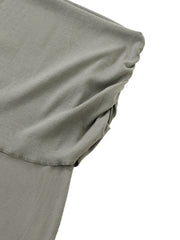 Straight Hip Slim Maxi Skirt