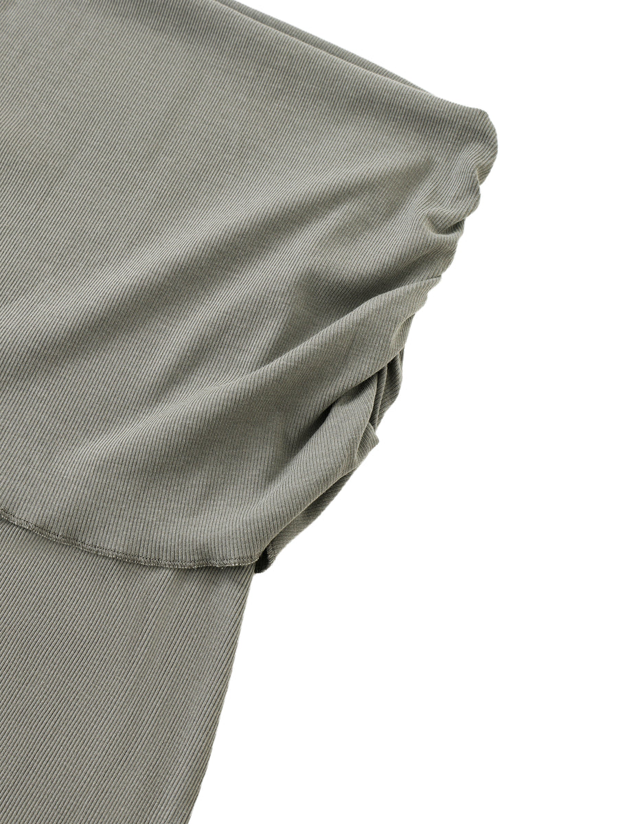 Straight Hip Slim Maxi Skirt