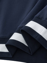 V-Neck Collar Sweatshirt