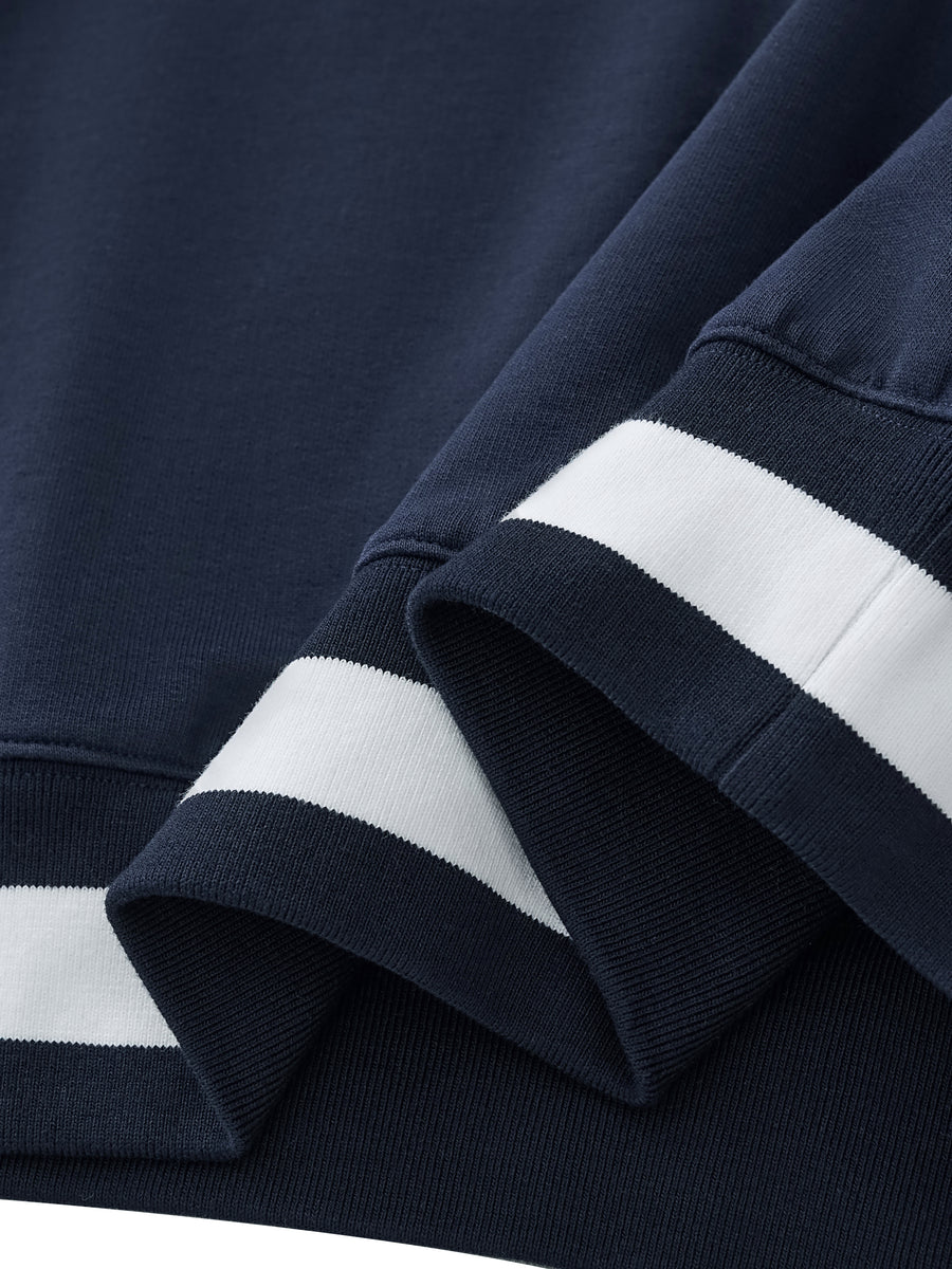 V-Neck Collar Sweatshirt