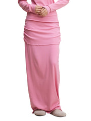 Straight Hip Slim Maxi Skirt