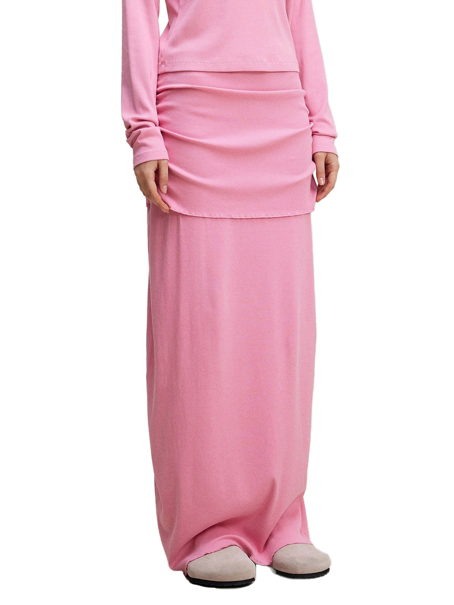 Straight Hip Slim Maxi Skirt