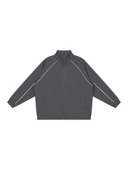 Striped Sleeve Jacket