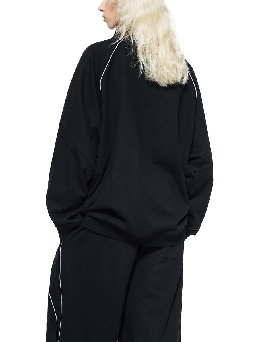 Striped Sleeve Jacket