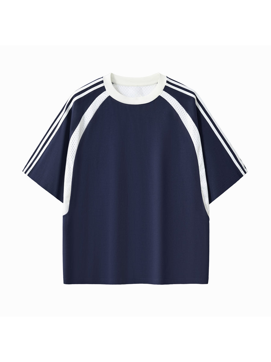 Contrast Panel T-shirt