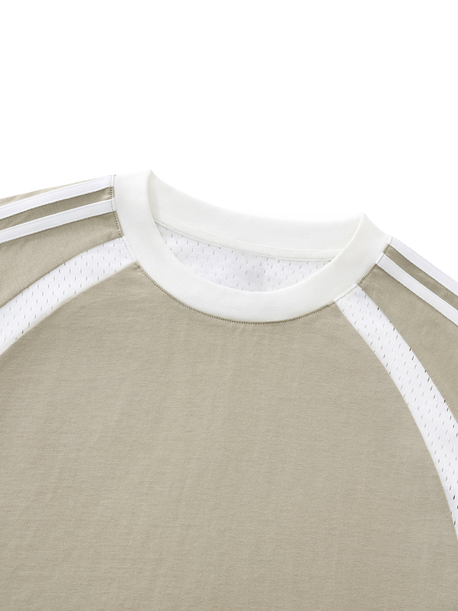 Contrast Panel T-shirt