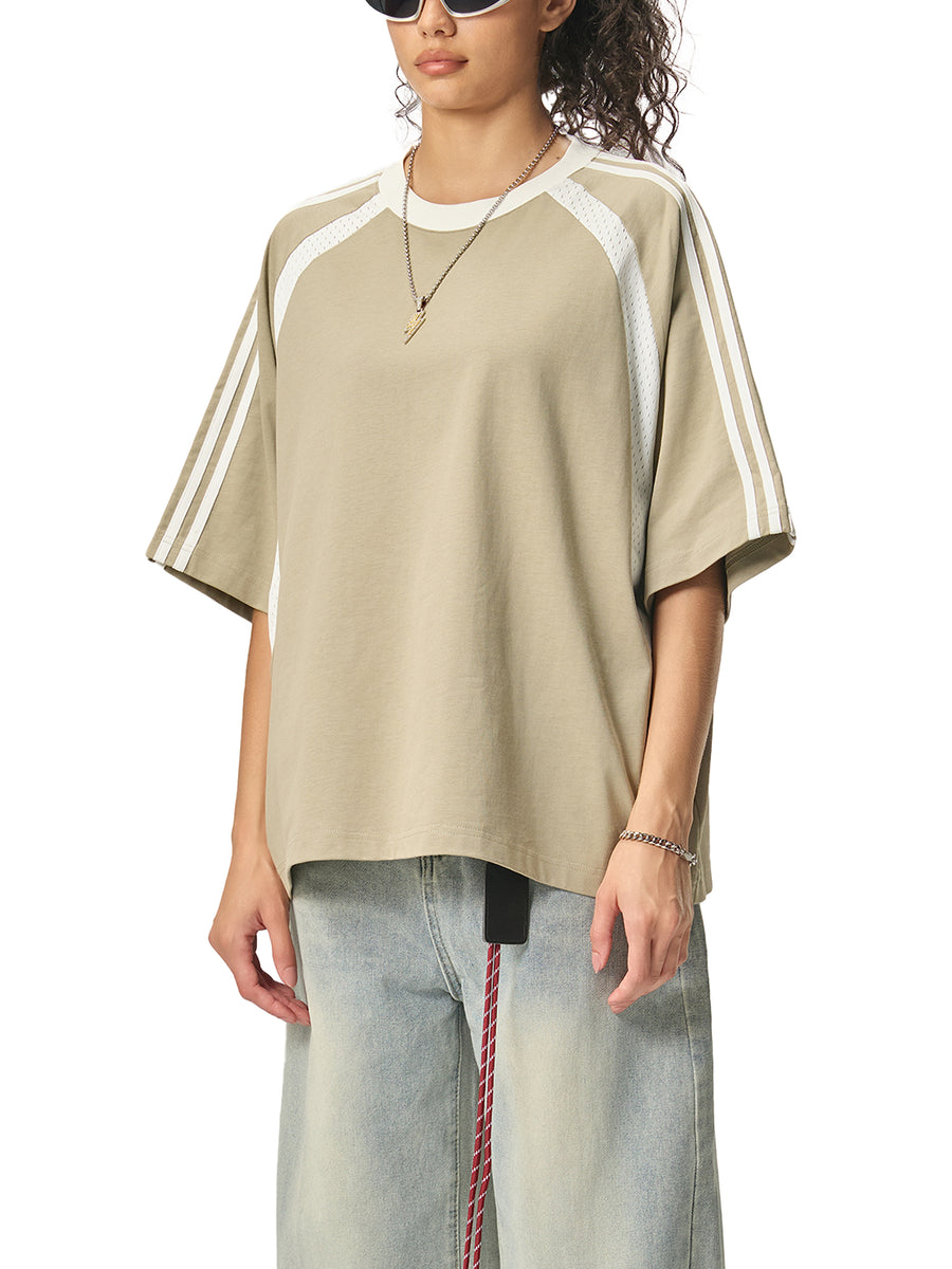 Contrast Panel T-shirt