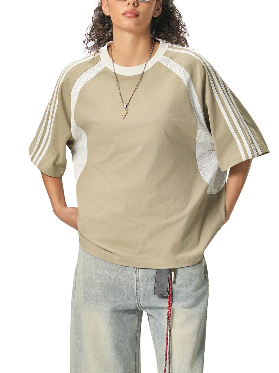Contrast Panel T-shirt