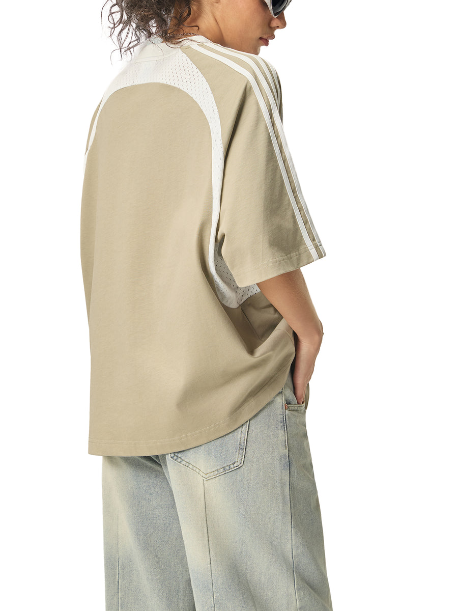 Contrast Panel T-shirt