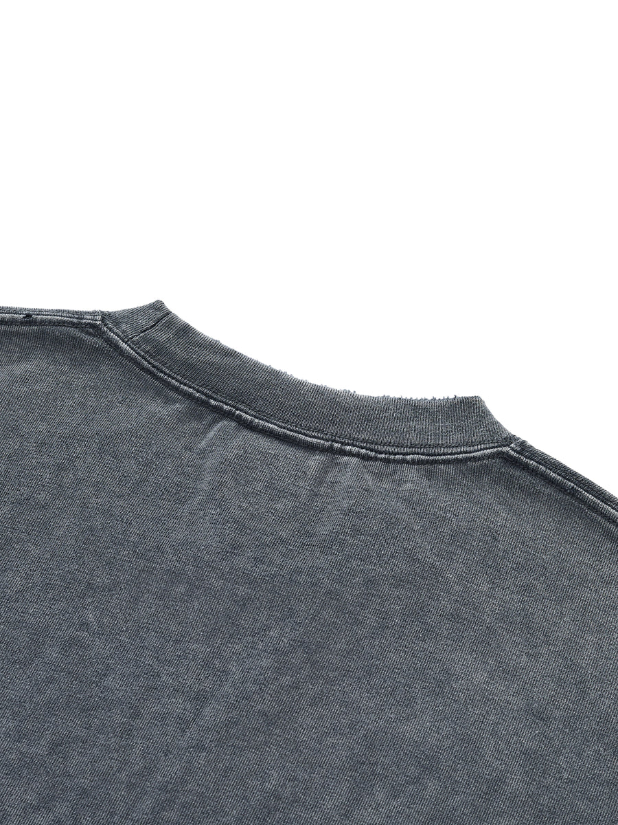Raw-Hem Boxy T-shirt