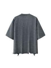 Raw-Hem Boxy T-shirt