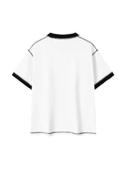 Stitched Cotton T-Shirt