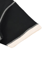 Stitched Cotton T-Shirt